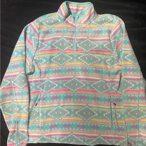 NWOT Chubbies quarter zip fleece pullover Aztec Large